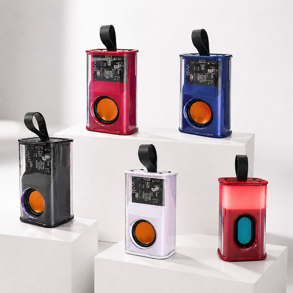 Şeffaf RGB Bluetooth Hoparlör Şeffaf RGB Bluetooth Hoparlör